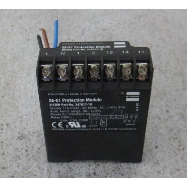 Bitzer Screw, Motor Protector Module (115-230V 50/60HZ), 347017-10, 347017-14